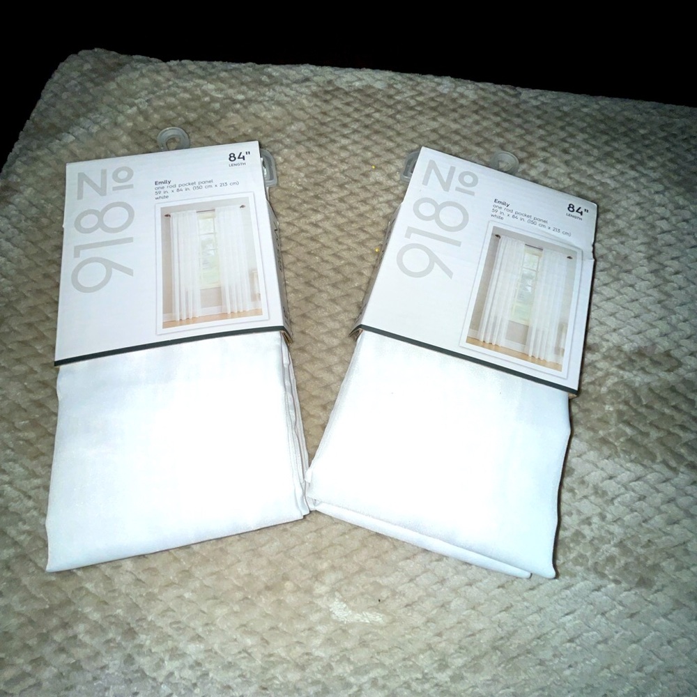 “EMILY” One Rod Pocket Panels (2)